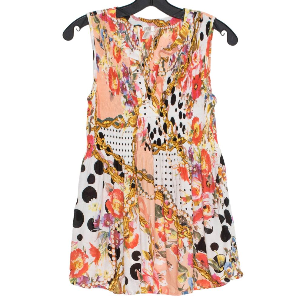 Spense Top Patchwork Eclectic Maximalist Statemen… - image 1